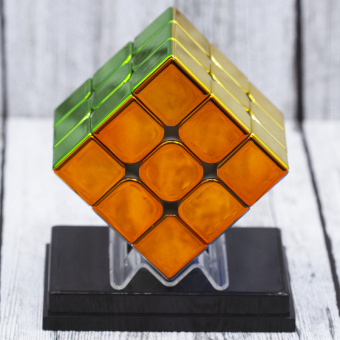 3x3x3 Shaolin Popey Golden Magnetic Cube