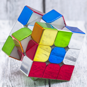 3x3x3 Shaolin Popey Golden Magnetic Cube